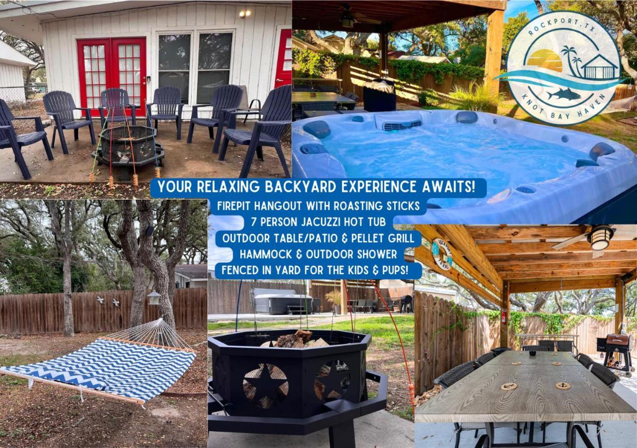 Villa Knot Bay Haven, Dog Friendly, Hot Tub, Fenced Yard, Patio And Grill, 3 Br Rockport Exterior foto